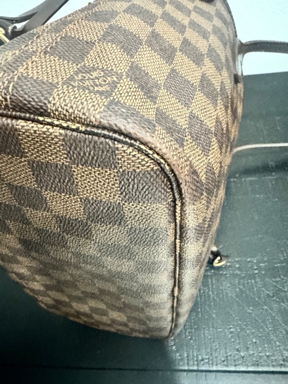 Louis Vuitton Neverfull Damier Ebene Tote PM Brown Canvas - Picture 11 of 16